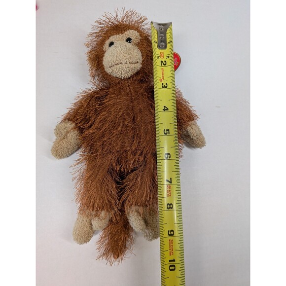 Ty Punkies - ZIG-ZAG the Brown Monkey Plush Stuffed Animal Toy EXCELLENT - Picture 6 of 8